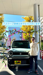 大人気のハスラーご納車致しました